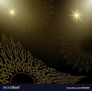 golden mandala background