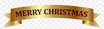 Golden Merry Christmas Banner Png Clip-art Image - Golden Merry Christmas Banner Png Clip-art Image