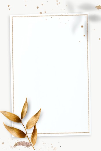 Golden olive leaves with rectangle frame design element | Free  transparent png - 2280685