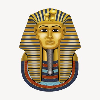 Golden pharaoh mask clip art | Free Photo - rawpixel