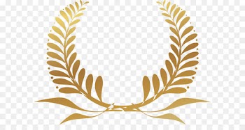 Golden plant emblem 