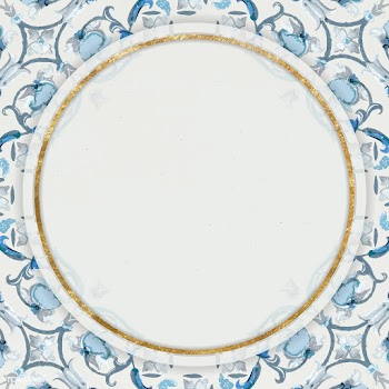 Golden round frame in navy blue vector  | Free  vector - 2279206