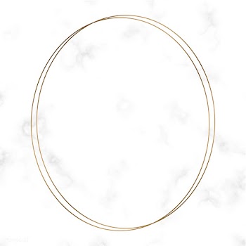 Golden round frame template vector | Free stock vector - 494516