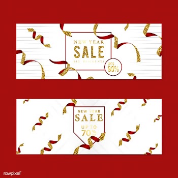 Golden sale sign vector set | Free stock vector - 535108