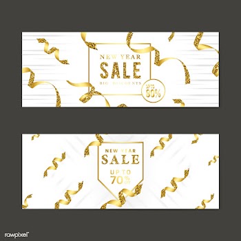 Golden sale sign vector set | Free stock vector - 535121