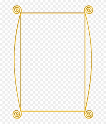 Golden Spiral Frame Png Clip Arts For Web - Gold Frame Png Vector