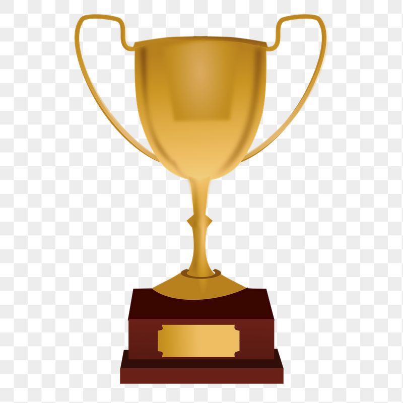 Golden trophy png sticker, object | Free PNG - rawpixel