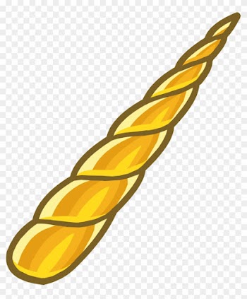 Golden Unicorn Horn - Gold Unicorn Horn Png
