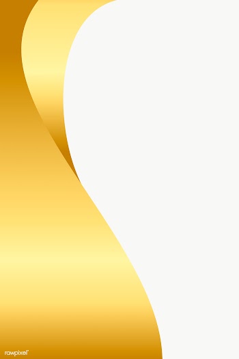 Golden wavy design element  | Free  transparent png - 2282656