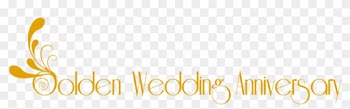 Golden Wedding Anniversary Clipart - Golden Anniversary Clip Art