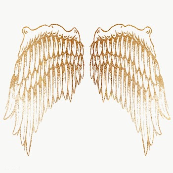 Golden wings sticker overlay design element  | Free  transparent png - 2358604