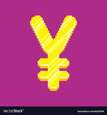golden yen symbol