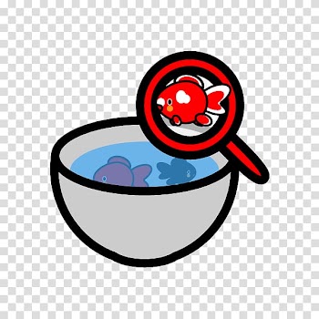 Goldfish scooping 素材屋 , goldfish transparent background PNG clipart