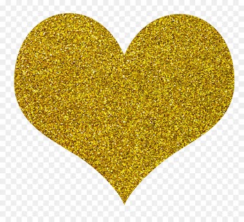Goldpreis Glitter - gold heart 
