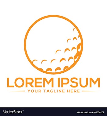 golf ball logo design