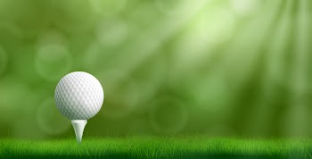 Golf ball on tee realistic vector illustration Free Vector