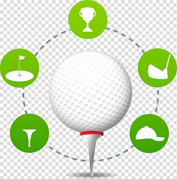 Golf ball Poster Golf ball, Golf abstract pattern transparent background PNG clipart