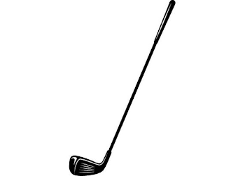 Golf Club 1 Iron Wood Golfer Golfing Sports Course Cart Car | Clipartimage.com