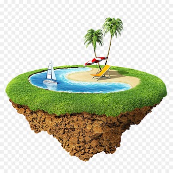 Golf course Golf ball Golf club - Cool summer island 