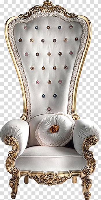 Golf framed tufted white padded armchair, Wing chair Furniture Couch, Ornate chair transparent background PNG clipart