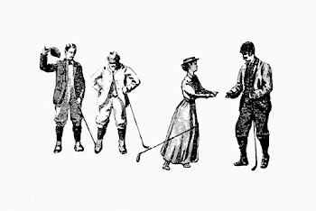 Golfers vintage drawing | Free stock vector - 572464