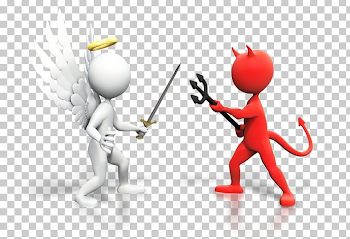 Good And Evil PNG, Clipart, Art, Bad Things, Cartoon, Computer ...