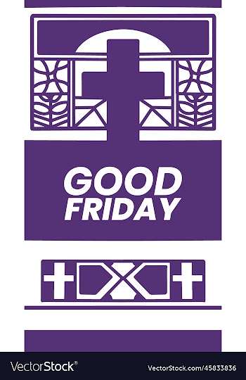 good friday modern background friday