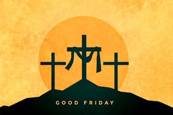 Good friday or easter day background Free Vector