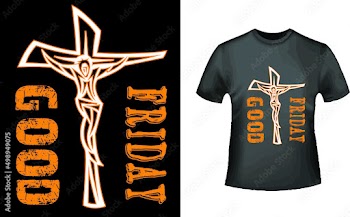 good friday vector t-shirt design
