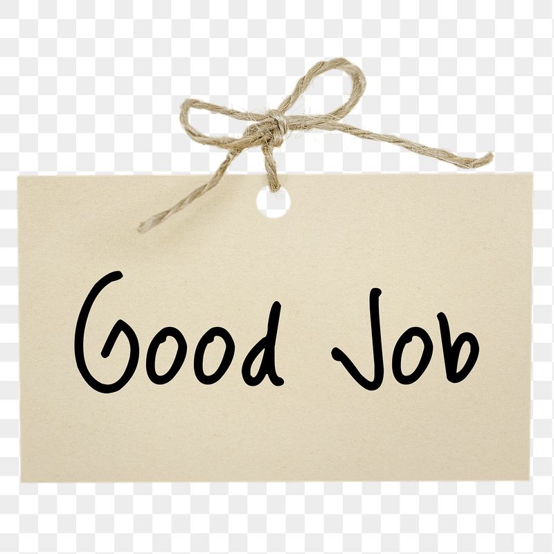 Good job png word, torn | Free PNG - rawpixel
