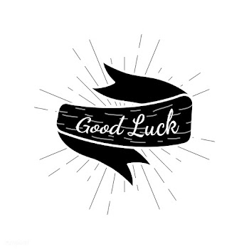 Good luck text in a badge | Free stock vector - 575005