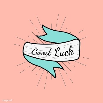 Good luck text in a badge | Free stock vector - 575040