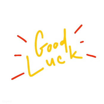 Good luck typography vector in yellow | Free stock vector - 472325