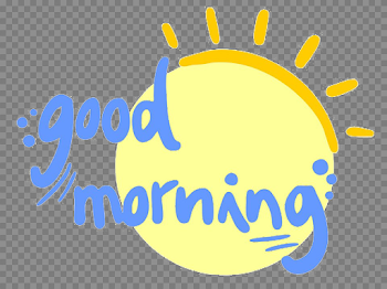 Good Morning PNG High-Quality Image