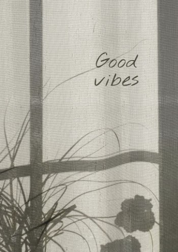 Good vibes poster template, flower | Free Vector Template - rawpixel