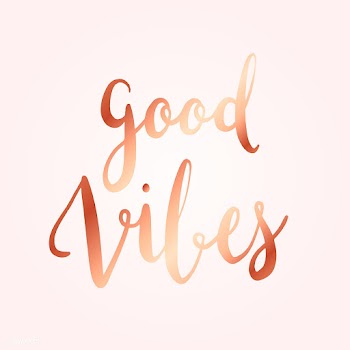 Good vibes typography style vector | Free stock vector - 517848