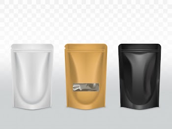 Goods polyethylene packaging types Free Vector