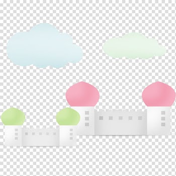 Google , Color painted castle transparent background PNG clipart