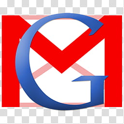 Google icons, gmail , blue and red abstract painting transparent background PNG clipart