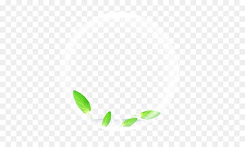 Google Images Icon - small fresh green leaves floating bubbles 
