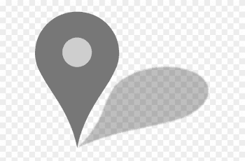 Google Maps Grey Marker W/ Shadow Clip Art - Google Maps Marker ...