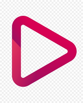 Google Play Button Download Android - Red simple play button design material 