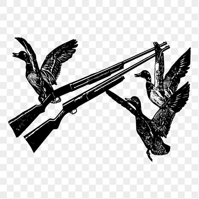 Goose carrying png shotgun sticker, | Free PNG - rawpixel