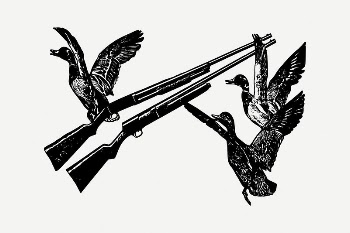 Goose carrying shotgun clipart, animal | Free PSD Illustration - rawpixel