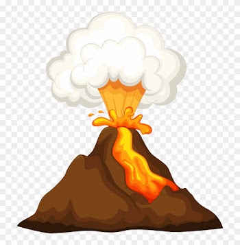 Gorgeous Volcano Clip Art 747 Png And Scrapbook Monster - Hawaiian Volcano Clip Art
