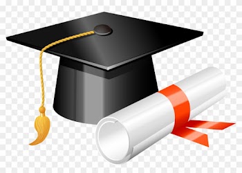Gorro De Graduacion - Graduation Cap And Diploma Png