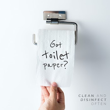 Got toilet paper? Clean and disinfect often during the global covid-19.. | Free  illustration - 2312417