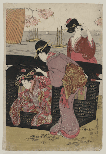 Gotenyama no hanami. Original from the Library | Free Photo - rawpixel