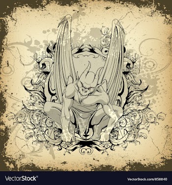 Gothic grunge vector image
