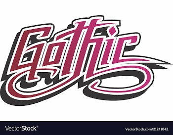Gothic logo vector image